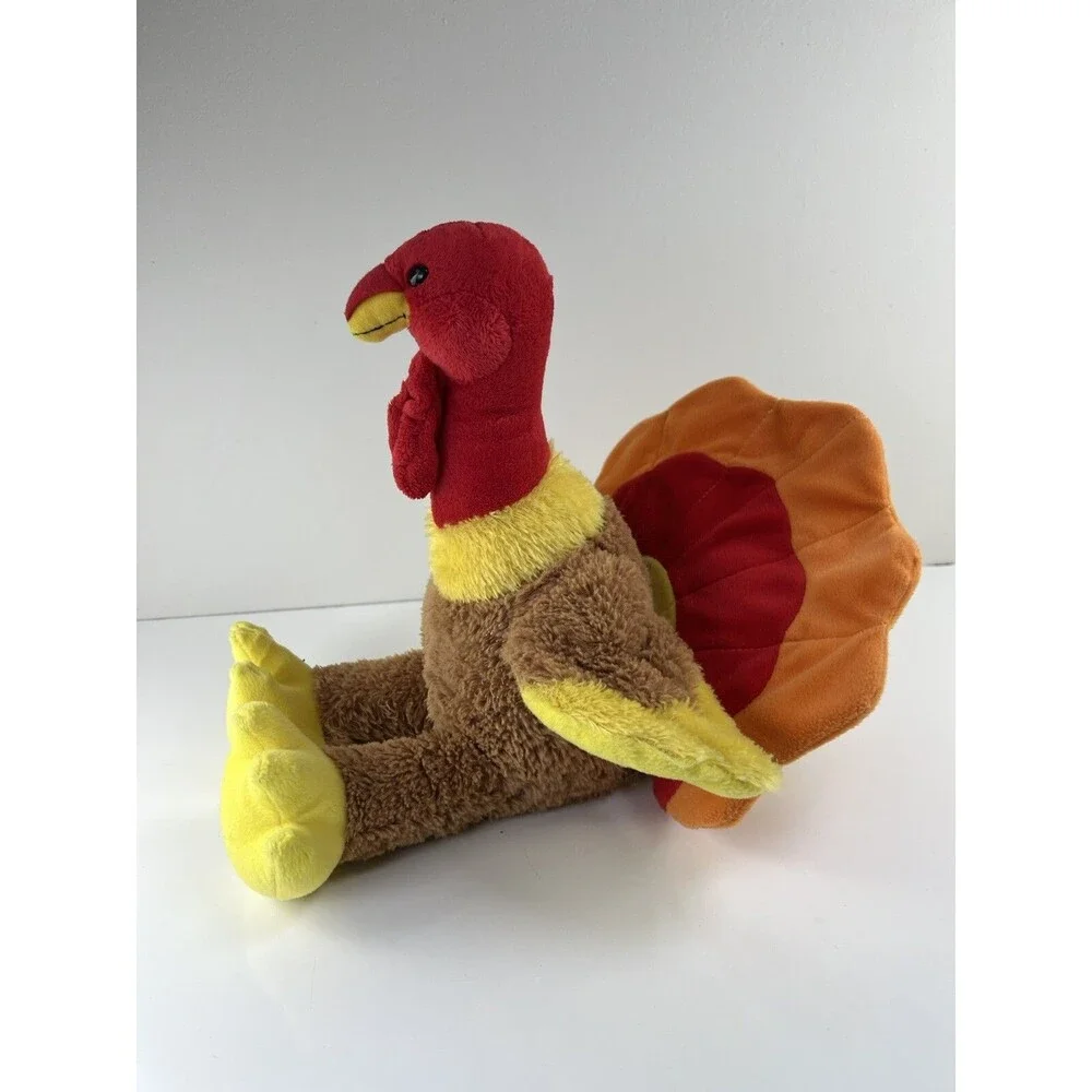 Build A Bear Workshop Thanksgiving Turkey Stuffed Animal Plush Toy 12” Holiday